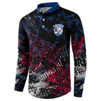 Western Bulldogs Button Sweatshirt Urban Graffiti Street Art - Bold Abstract Spray Paint