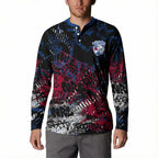 Western Bulldogs Button Sweatshirt Urban Graffiti Street Art - Bold Abstract Spray Paint
