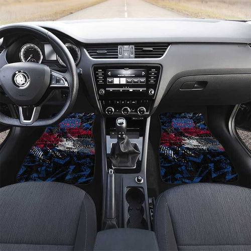 Western Bulldogs Car Mats Urban Graffiti Street Art - Bold Abstract Spray Paint