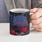 Western Bulldogs Ceramic Mug Urban Graffiti Street Art - Bold Abstract Spray Paint