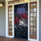 Western Bulldogs Door Cover Urban Graffiti Street Art - Bold Abstract Spray Paint