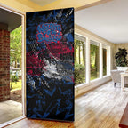 Western Bulldogs Door Cover Urban Graffiti Street Art - Bold Abstract Spray Paint