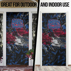 Western Bulldogs Door Cover Urban Graffiti Street Art - Bold Abstract Spray Paint