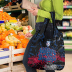 Western Bulldogs Grocery Bag Urban Graffiti Street Art - Bold Abstract Spray Paint