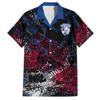 Western Bulldogs Hawaiian Shirt Urban Graffiti Street Art - Bold Abstract Spray Paint
