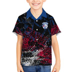 Western Bulldogs Hawaiian Shirt Urban Graffiti Street Art - Bold Abstract Spray Paint
