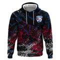 Western Bulldogs Hoodie Urban Graffiti Street Art - Bold Abstract Spray Paint