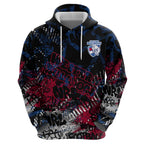 Western Bulldogs Hoodie Urban Graffiti Street Art - Bold Abstract Spray Paint