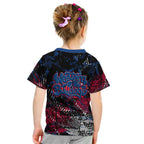 Western Bulldogs Kid T Shirt Urban Graffiti Street Art - Bold Abstract Spray Paint