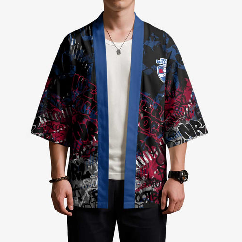 Western Bulldogs Kimono Urban Graffiti Street Art - Bold Abstract Spray Paint