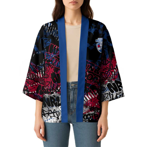 Western Bulldogs Kimono Urban Graffiti Street Art - Bold Abstract Spray Paint