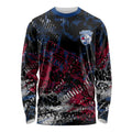 Western Bulldogs Long Sleeve Shirt Urban Graffiti Street Art - Bold Abstract Spray Paint