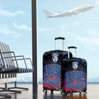 Western Bulldogs Luggage Cover Urban Graffiti Street Art - Bold Abstract Spray Paint