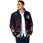 Western Bulldogs Padded Jacket Urban Graffiti Street Art - Bold Abstract Spray Paint