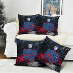 Western Bulldogs Pillow Cover Urban Graffiti Street Art - Bold Abstract Spray Paint