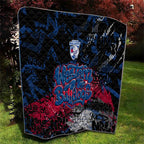 Western Bulldogs Quilt Urban Graffiti Street Art - Bold Abstract Spray Paint