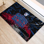 Western Bulldogs Rubber Doormat Urban Graffiti Street Art - Bold Abstract Spray Paint