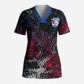 Western Bulldogs Scrub Top Urban Graffiti Street Art - Bold Abstract Spray Paint