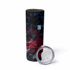 Western Bulldogs Skinny Tumbler Urban Graffiti Street Art - Bold Abstract Spray Paint