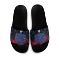 Western Bulldogs Slide Sandals Urban Graffiti Street Art - Bold Abstract Spray Paint