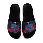Western Bulldogs Slide Sandals Urban Graffiti Street Art - Bold Abstract Spray Paint