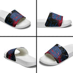Western Bulldogs Slide Sandals Urban Graffiti Street Art - Bold Abstract Spray Paint