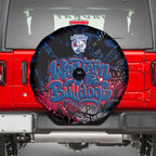 Western Bulldogs Spare Tire Cover Urban Graffiti Street Art - Bold Abstract Spray Paint