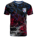 Western Bulldogs T Shirt Urban Graffiti Street Art - Bold Abstract Spray Paint