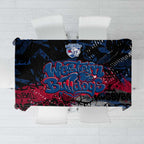 Western Bulldogs Tablecloth Urban Graffiti Street Art - Bold Abstract Spray Paint