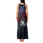 Western Bulldogs Tank Maxi Dress Urban Graffiti Street Art - Bold Abstract Spray Paint