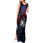 Western Bulldogs Tank Maxi Dress Urban Graffiti Street Art - Bold Abstract Spray Paint