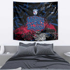 Western Bulldogs Tapestry Urban Graffiti Street Art - Bold Abstract Spray Paint