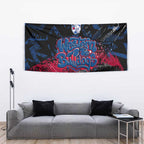 Western Bulldogs Tapestry Urban Graffiti Street Art - Bold Abstract Spray Paint