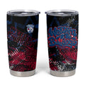 Western Bulldogs Tumbler Cup Urban Graffiti Street Art - Bold Abstract Spray Paint