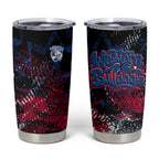Western Bulldogs Tumbler Cup Urban Graffiti Street Art - Bold Abstract Spray Paint