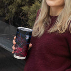 Western Bulldogs Tumbler Cup Urban Graffiti Street Art - Bold Abstract Spray Paint