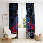 Western Bulldogs Window Curtain Urban Graffiti Street Art - Bold Abstract Spray Paint