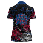 Western Bulldogs Women Polo Shirt Urban Graffiti Street Art - Bold Abstract Spray Paint