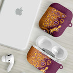 Brisbane Broncos NAIDOC Week 2026 AirPods Case Aboriginal Lizard Dot Painting - 50 Years of Deadly
