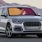 Brisbane Broncos NAIDOC Week 2026 Auto Sun Shade Aboriginal Lizard Dot Painting - 50 Years of Deadly