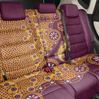 Brisbane Broncos NAIDOC Week 2026 Back Car Seat Cover Aboriginal Lizard Dot Painting - 50 Years of Deadly