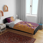 Brisbane Broncos NAIDOC Week 2026 Bedding Set Aboriginal Lizard Dot Painting - 50 Years of Deadly