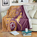 Brisbane Broncos NAIDOC Week 2026 Blanket Aboriginal Lizard Dot Painting - 50 Years of Deadly