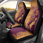 Brisbane Broncos NAIDOC Week 2026 Car Seat Cover Aboriginal Lizard Dot Painting - 50 Years of Deadly