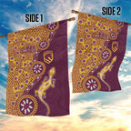 Brisbane Broncos NAIDOC Week 2026 Garden Flag Aboriginal Lizard Dot Painting - 50 Years of Deadly