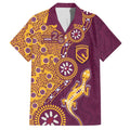 Brisbane Broncos NAIDOC Week 2026 Hawaiian Shirt Aboriginal Lizard Dot Painting - 50 Years of Deadly