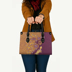 Brisbane Broncos NAIDOC Week 2026 Leather Bag Aboriginal Lizard Dot Painting - 50 Years of Deadly