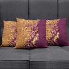 Brisbane Broncos NAIDOC Week 2026 Pillow Cover Aboriginal Lizard Dot Painting - 50 Years of Deadly