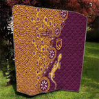 Brisbane Broncos NAIDOC Week 2026 Quilt Aboriginal Lizard Dot Painting - 50 Years of Deadly