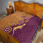 Brisbane Broncos NAIDOC Week 2026 Quilt Aboriginal Lizard Dot Painting - 50 Years of Deadly